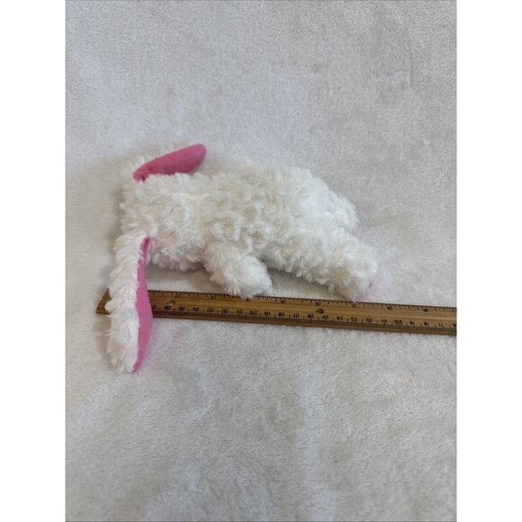 8" Greenbriar‎ International white bunny/rabbit (no Manufacturers Tag) Pink Bow - Picture 4 of 6